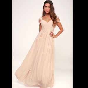 Lulu’s Make Me Move Blush Pink Maxi Dress